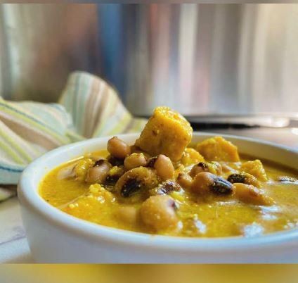 Black Eyed Peas & Burmese Tofu Curry