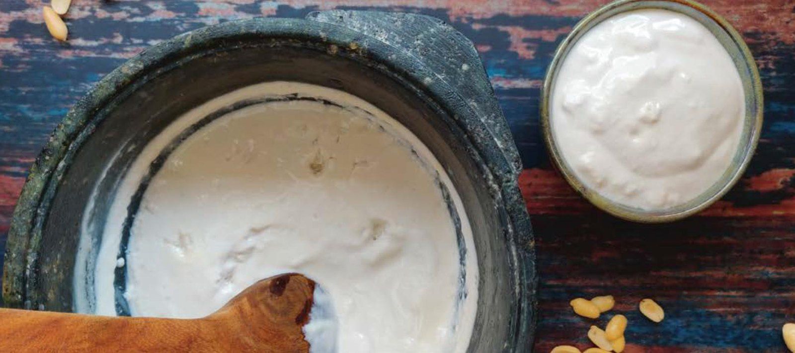 Curd with Peanuts and Millet
