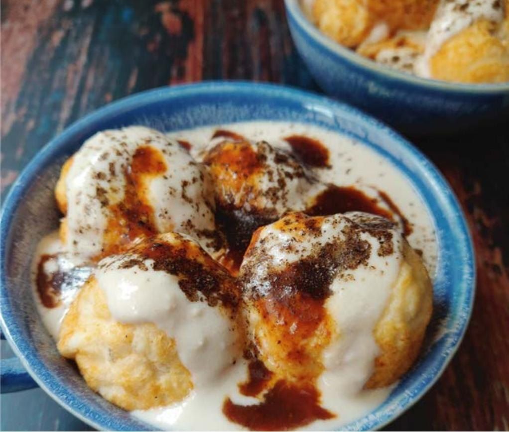 Jain Vegan Dahi Bhalla (Dahiwada)