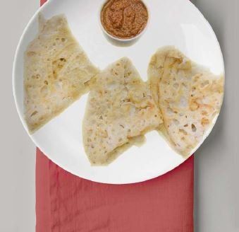 Instant Rice Dosa and Chutney