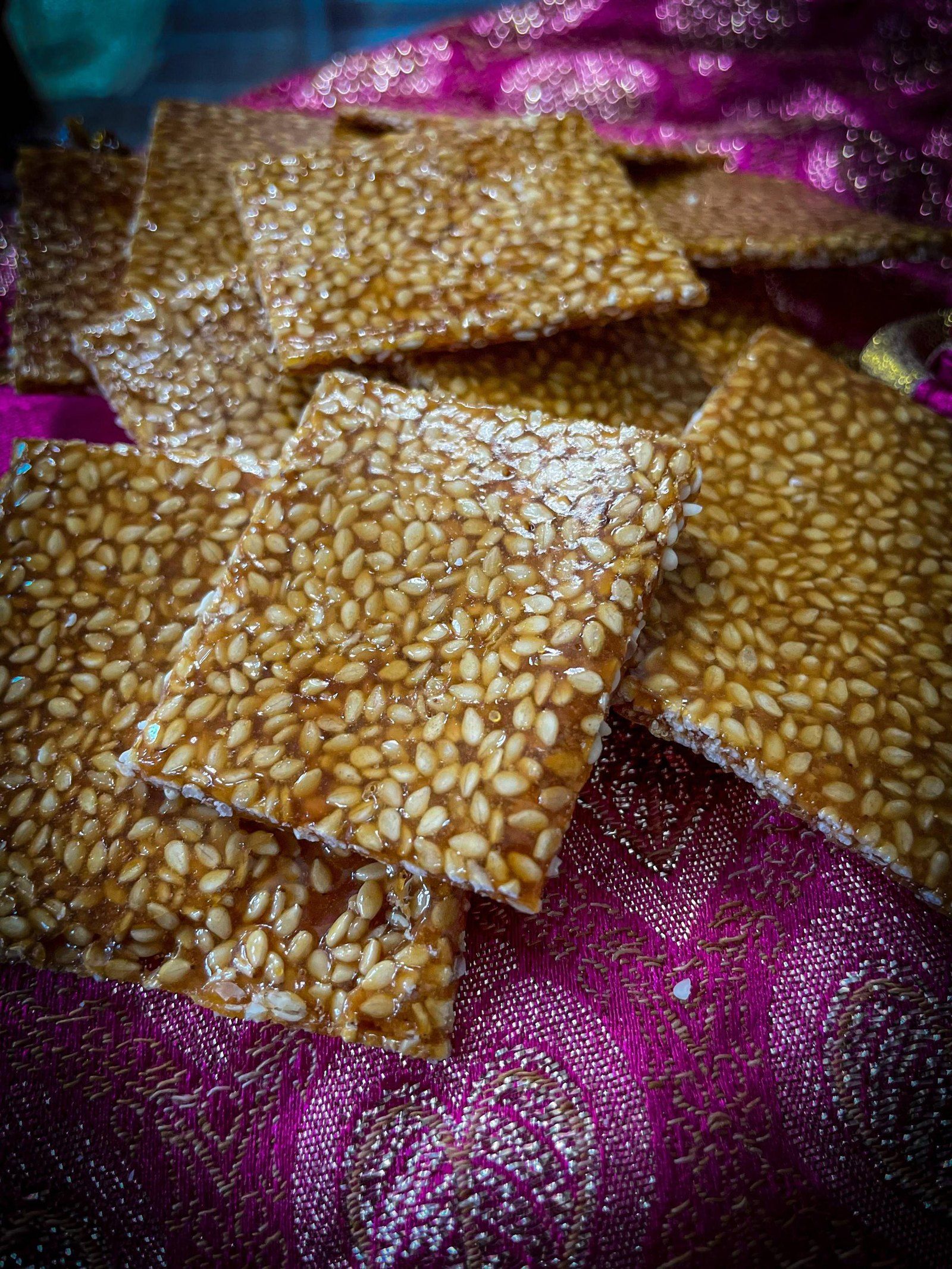 Tal Papdi (Sesame Seed Brittle)